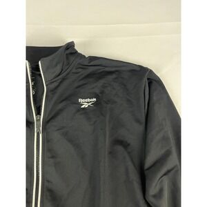 Reebok Women's Black White Speedwick Track Jacket Full Zip Size S‎ New With Tags